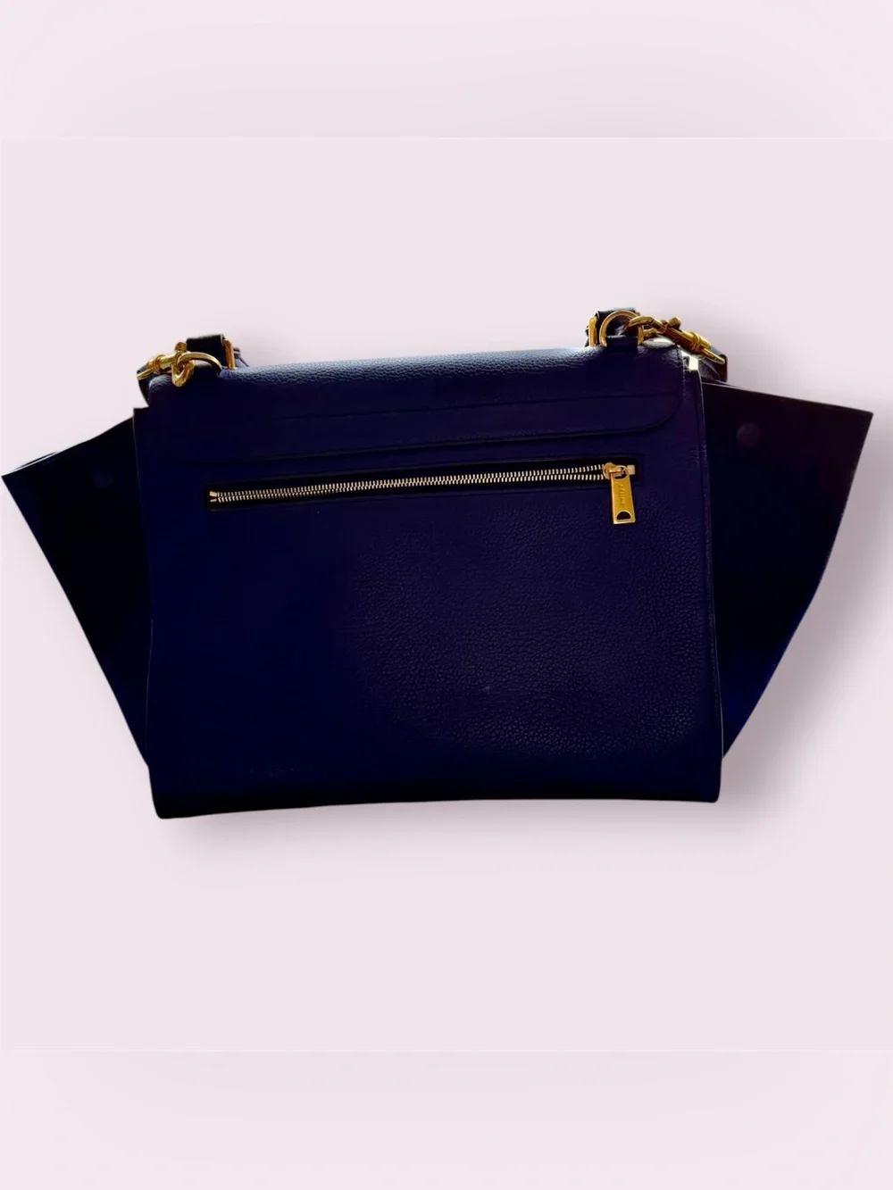 Celine structured leather